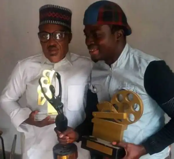 Raw Talent!! Award Winning Special Effect Artist, Hakeem Effect, Transforms A Lady Into “President Buhari” (Photos)